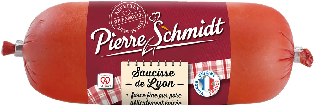 Schmidt saucisse de lyon piecette
