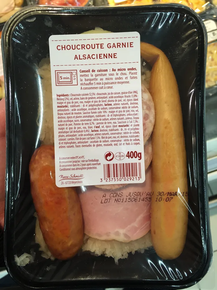 Choucroute garnie alsacienne