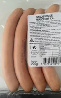 Saucisses de Francfort x4