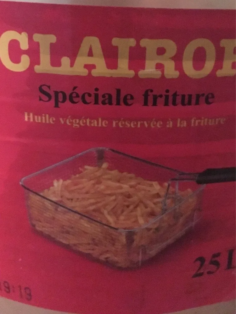 Spéciale friture Huile végétale pour friture