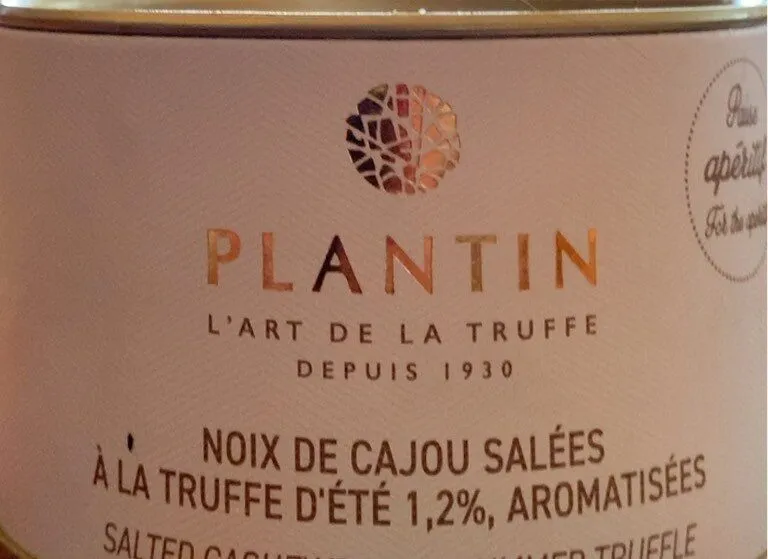 Noix de cajou salées a la truffe d’été