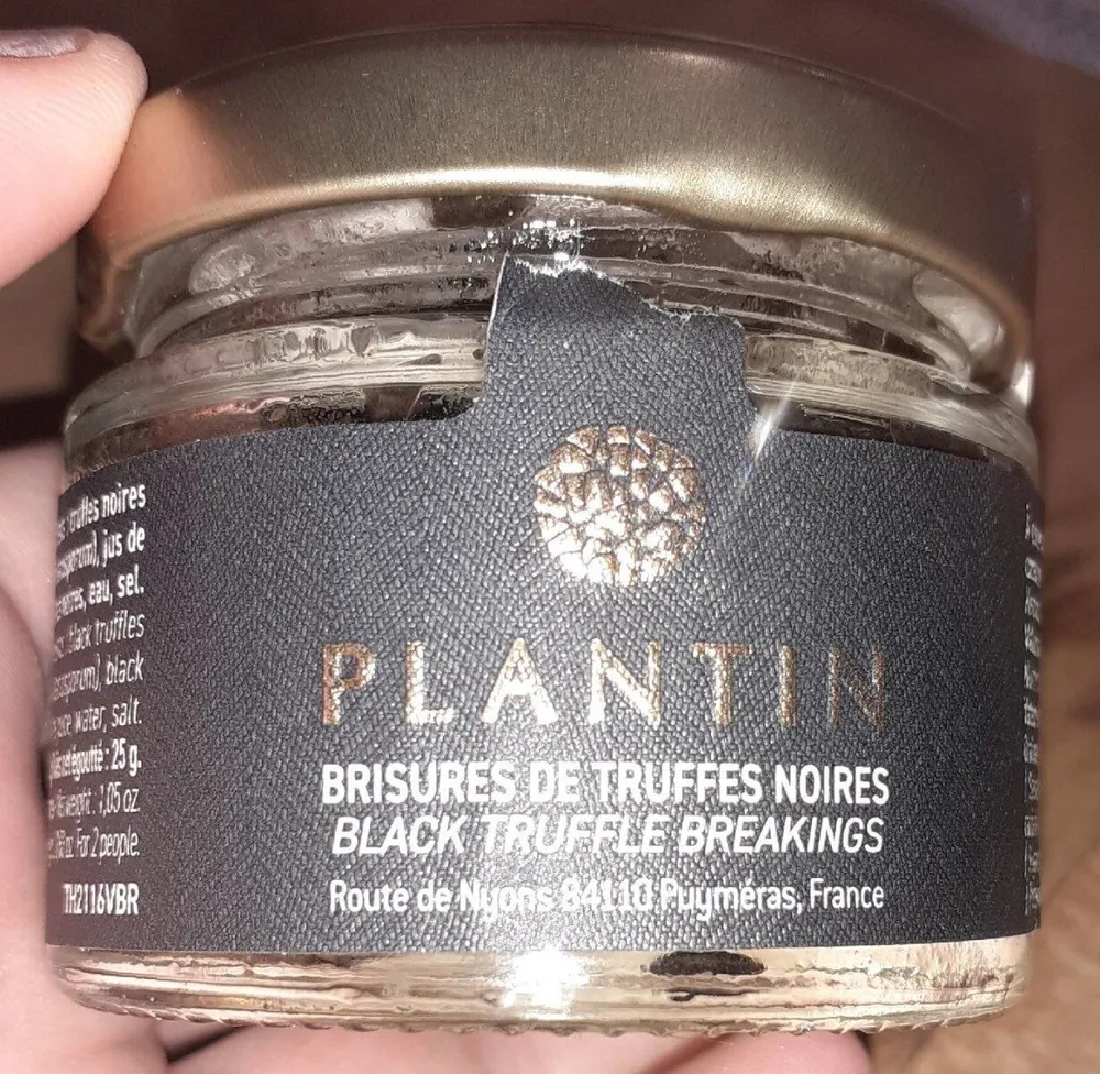 brisures de truffe noire