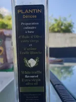 Huile d olive extra vierge et d arome de truffe blanche