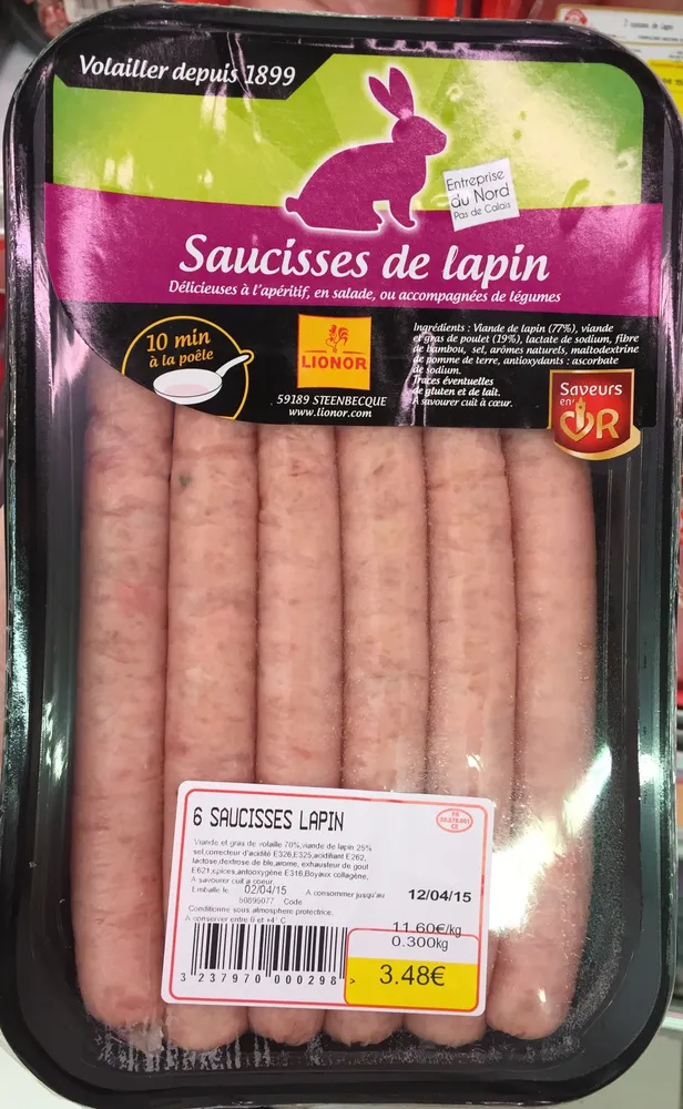 Saucisses de Lapin