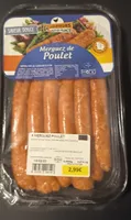 6 Merguez de poulet