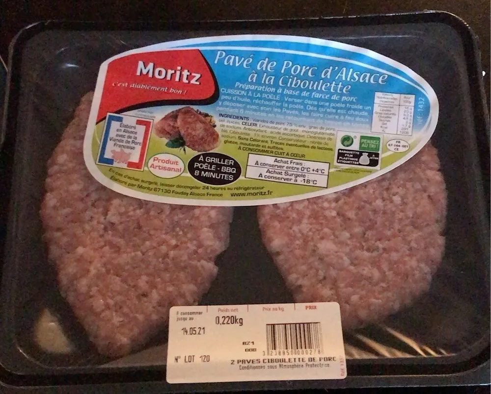 Pavé de porc d’alsace a la ciboulette