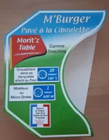 M'Burger pavé à la ciboulette