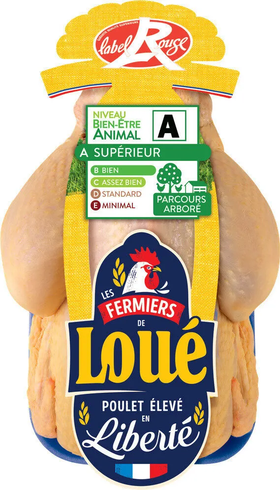 Poulet fermier jaune