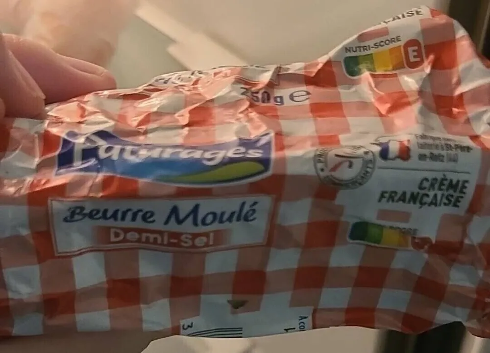 Beurre moulé demi-sel