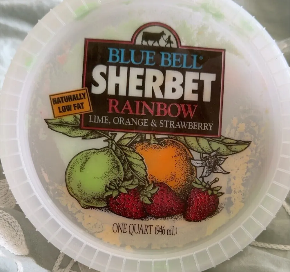 Blue Bell Sherbert Rainbow (Lime, Orange, & Strawberry)