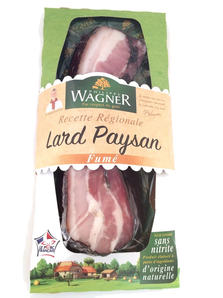 Lard cru fumé Paysan