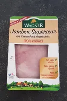 Jambon supérieur en tranches épaisses