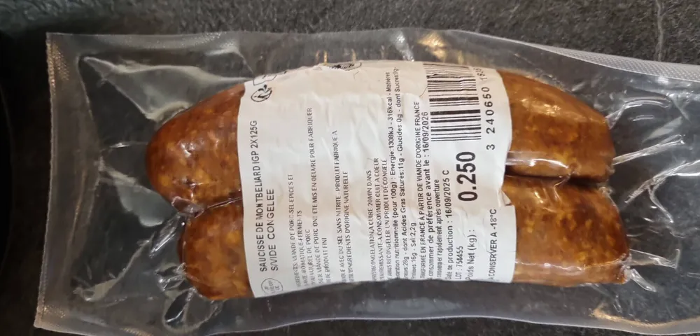 Saucisse de Montbéliard