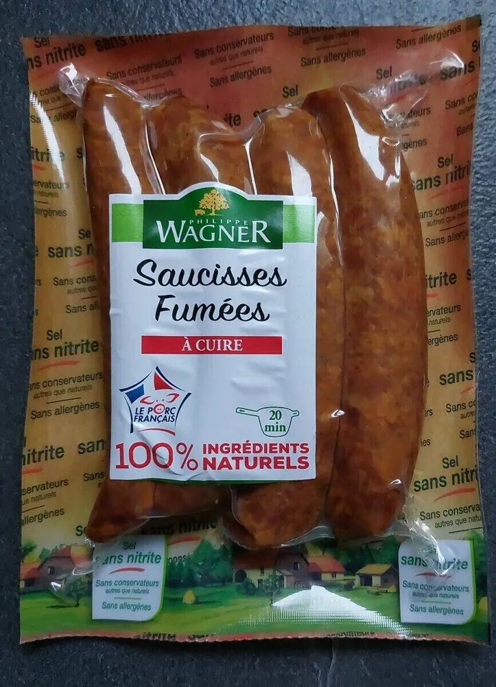 Saucisses fumées à cuire