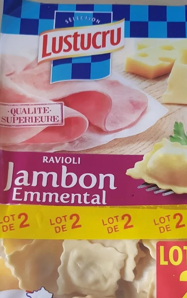 Ravioli jambon emmental