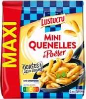 Lustucru mini quenelles a poeler nature format maxi 400g