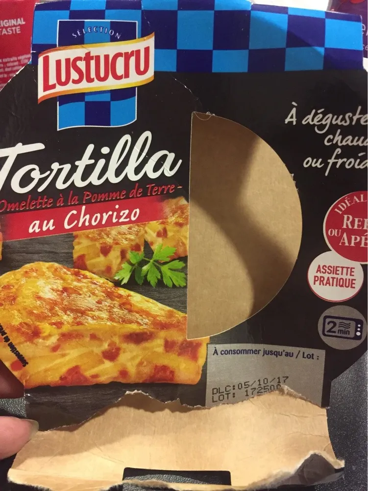 Tortilla au chorizo