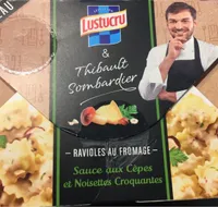 Ravioles au fromage - Sauce aux Cèpes et Noisettes Croquantes
