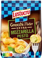Lustucru gnocchi a poeler pesto & mozzarella 280g