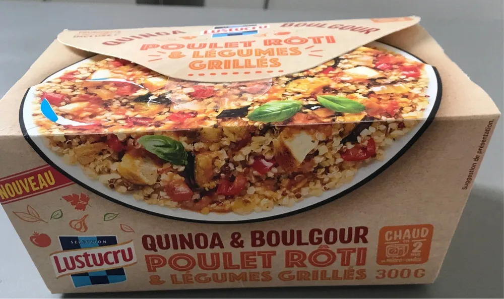 Quinoa & boulgour - Poulet rôti & légumes grillés
