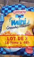 Lustucru lot 2 mini gnocchi a poeler 300 g 1 achete le 2 eme a 68%
