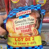 Lot 2 gnocchi a poeler extra tomate mozzarella 2eme a 68%