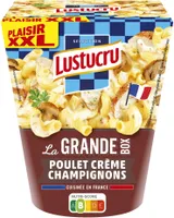 Lustucru box serpentini poulet creme champignons 340g