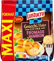 Gnocchi a poêler extra jambon fromage 500g