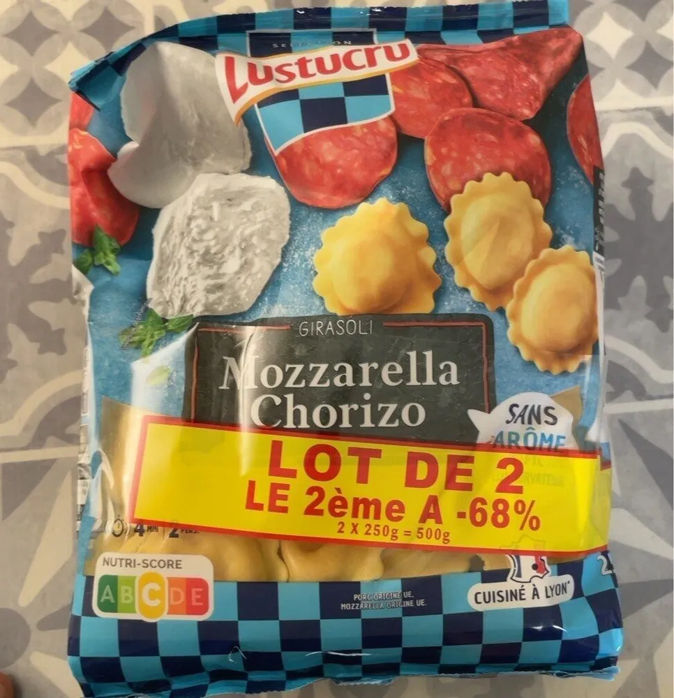 Girasoli mozzarella chorizo