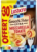 Lustucru gnocchi a poeler extra mozarella tomate +30% offert 280g x9