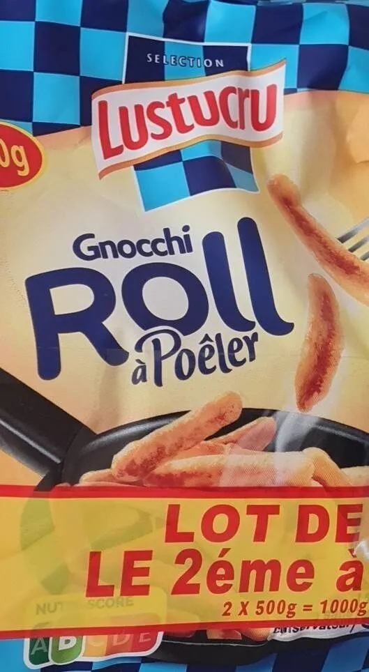 Lustucru lot 2 gnocchi a poeler roll 500g 2e a -68% x3