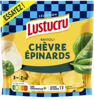 Lustucru ravioli chevre epinard 250g