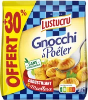 Lustucru gnocchi a poeler 520g +30% offert x6