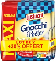 Lustucru lot 2 gnocchi a poeler 520g +30% offert x3