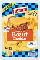 Lustucru ravioli bœuf cheddar 300g x8