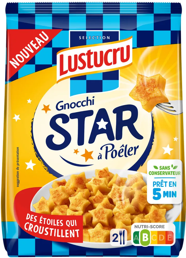 Lustucru gnocchi a poeler star 300g x9