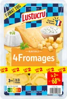 Lustucru ravioli 4 fromages 310g - lot de 2 2eme -68%