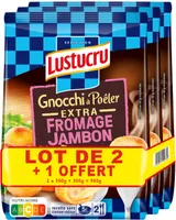 Gnocchi a poeler extra jambon fromage lustucru 300g - lot 2+1 offert