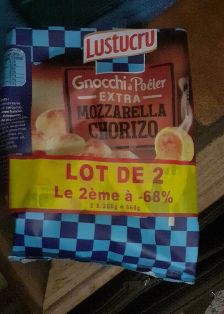 Gnocchi à poêler extra mozzarella chorizo