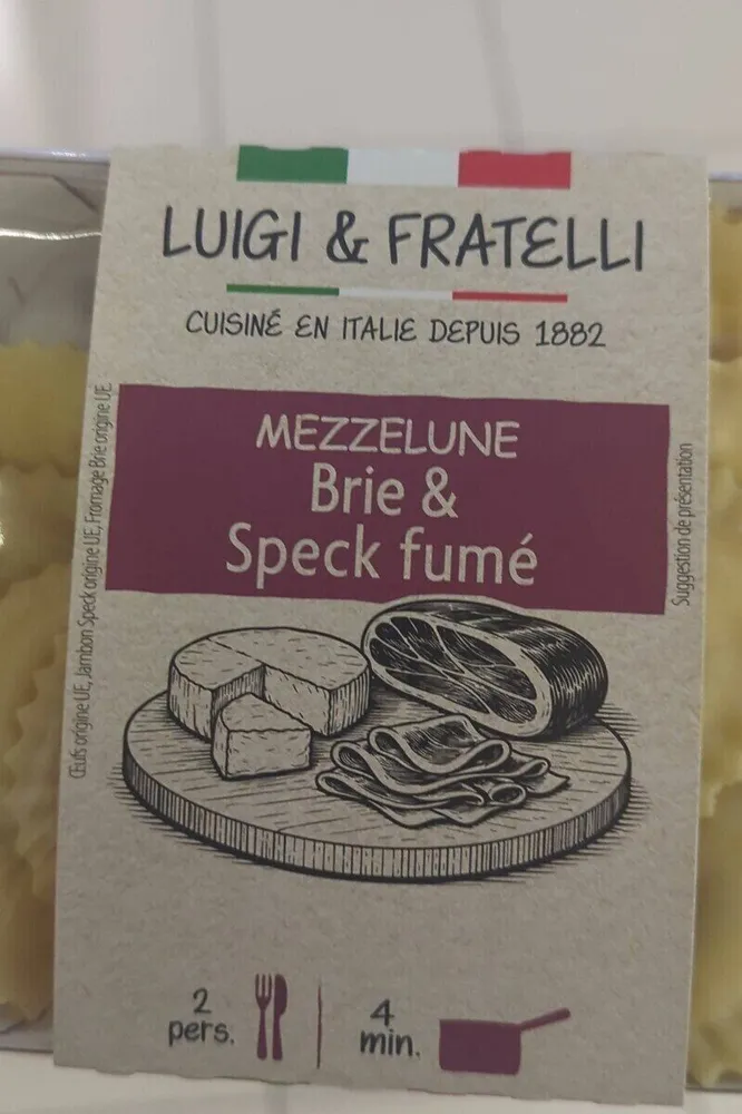 Mezzelune brie & speck