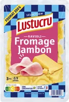 Lustucru ravioli fromage jambon 300g