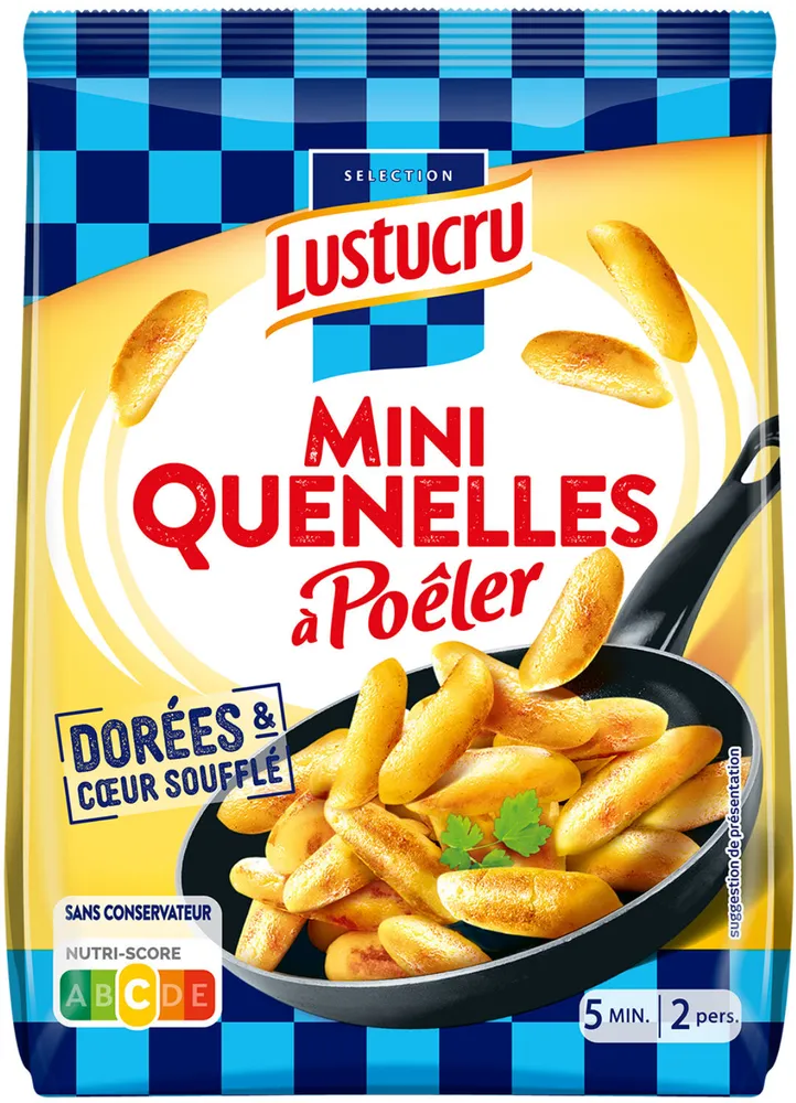 Lustucru mini quenelles a poeler nature 250g