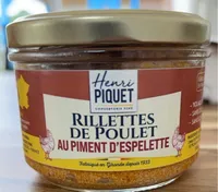 Rillettes de poulet piment d’espelette
