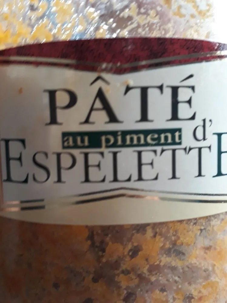 Pâté au piment d'espelette