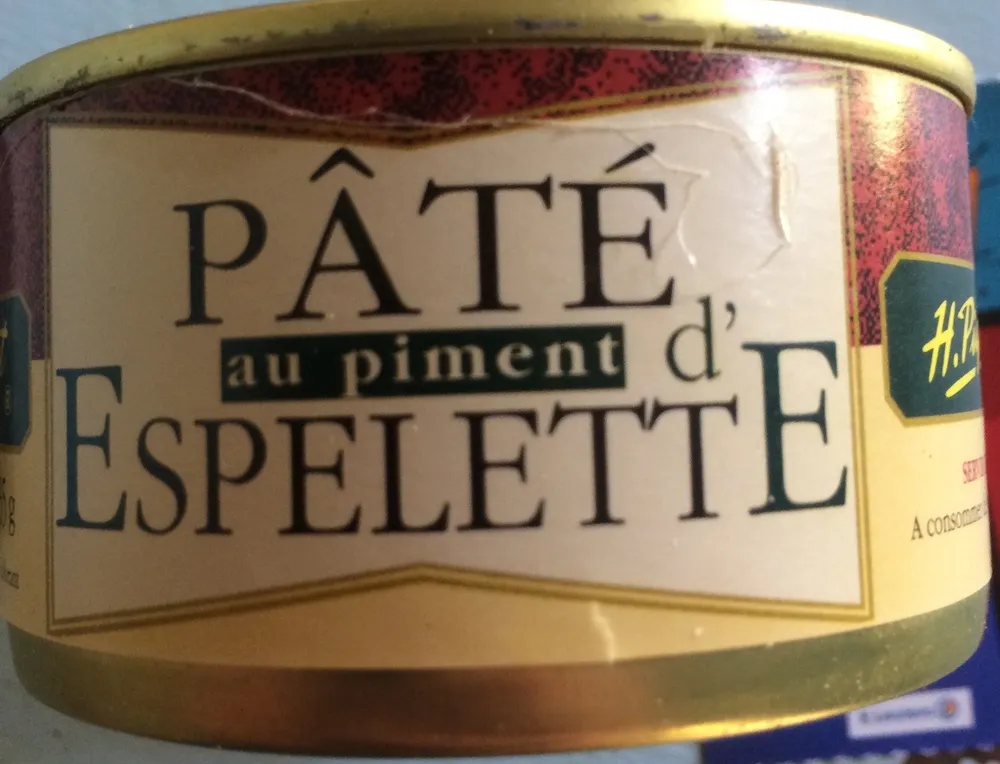 Paté au piment d'espelette