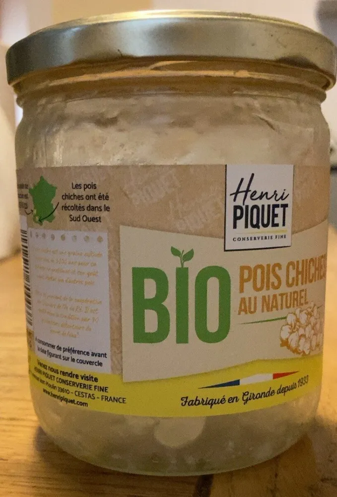 Pois chiches au naturel