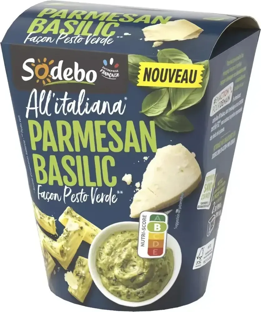 RIGATONI PESTO PARMESAN BASILIC