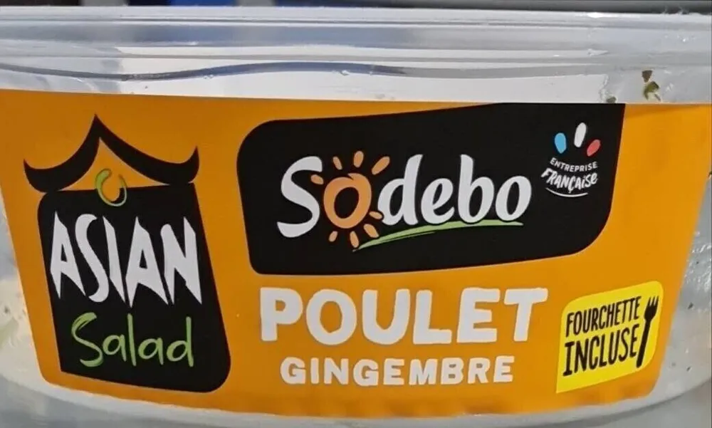 Asian Salad - Bouchées De Poulet Gingembre