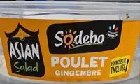 Asian Salad - Bouchées De Poulet Gingembre