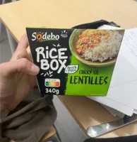 Rice Box Curry Lentilles